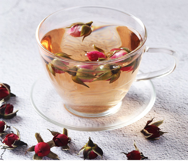 Greenlike Dried Rosebud Flower Rose Bug tea Rose tea 玫瑰花 玫瑰花茶 金边玫瑰花