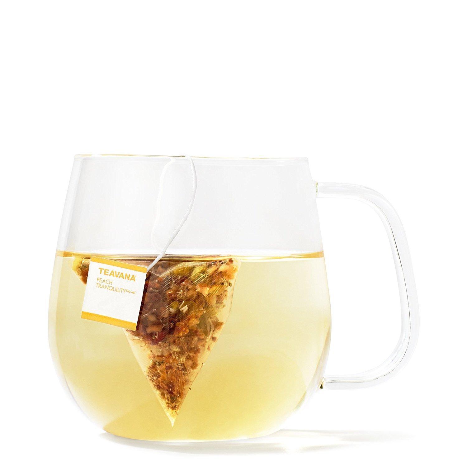 🌈 NEW! RARE 2024 STARBUCKS TEAVANA PEACH TRANQUILITY HERBAL 10 SACHETS TEA BAGS