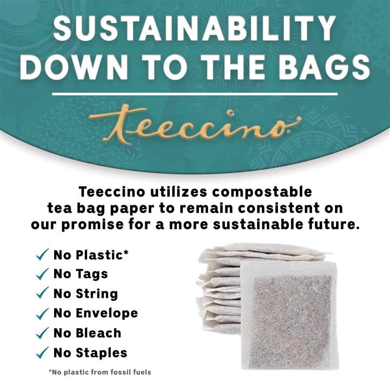 Teeccino French Roast Herbal Tea – Rich & Roasted 50 Count (Pack of 1)