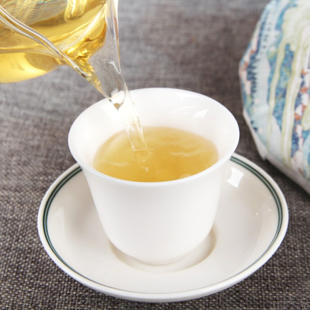 357g Golden White Sheng Puer Tea Cloud Beauty Premium Raw Herbal Tea