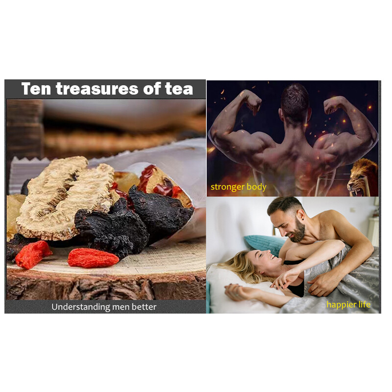 100% Original Ginseng Ten Treasure Tea,Ginseng Health Tea Shibao Tea,Men’s Tea