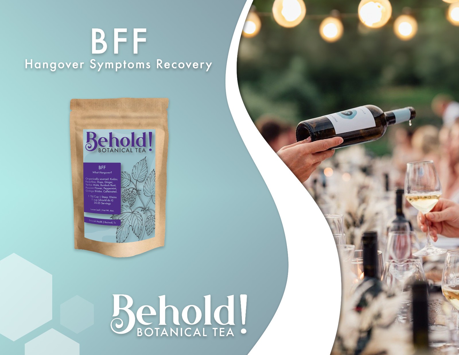 BFF Botanical Tea Blend: Expertly formulated for hangover relief