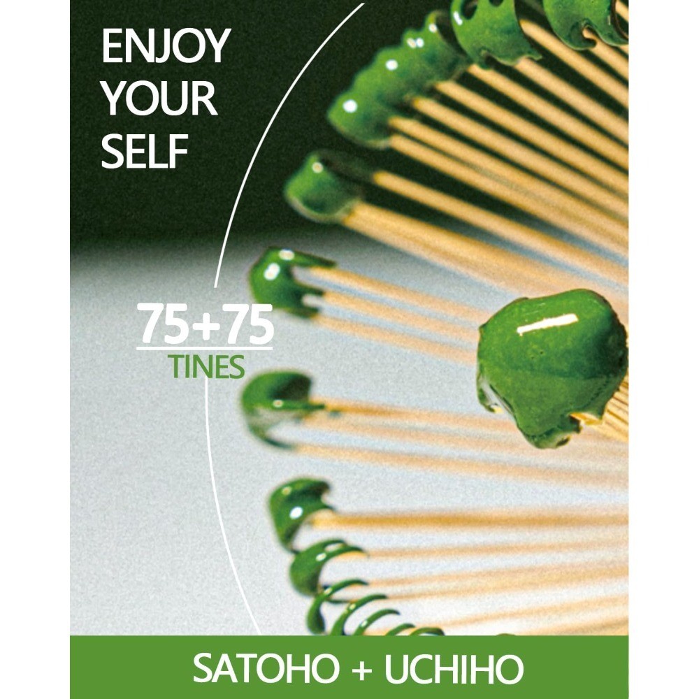 Traditional Japanese Handcrafted Bamboo Matcha Whisk Chasen 100 Prongs Authentic