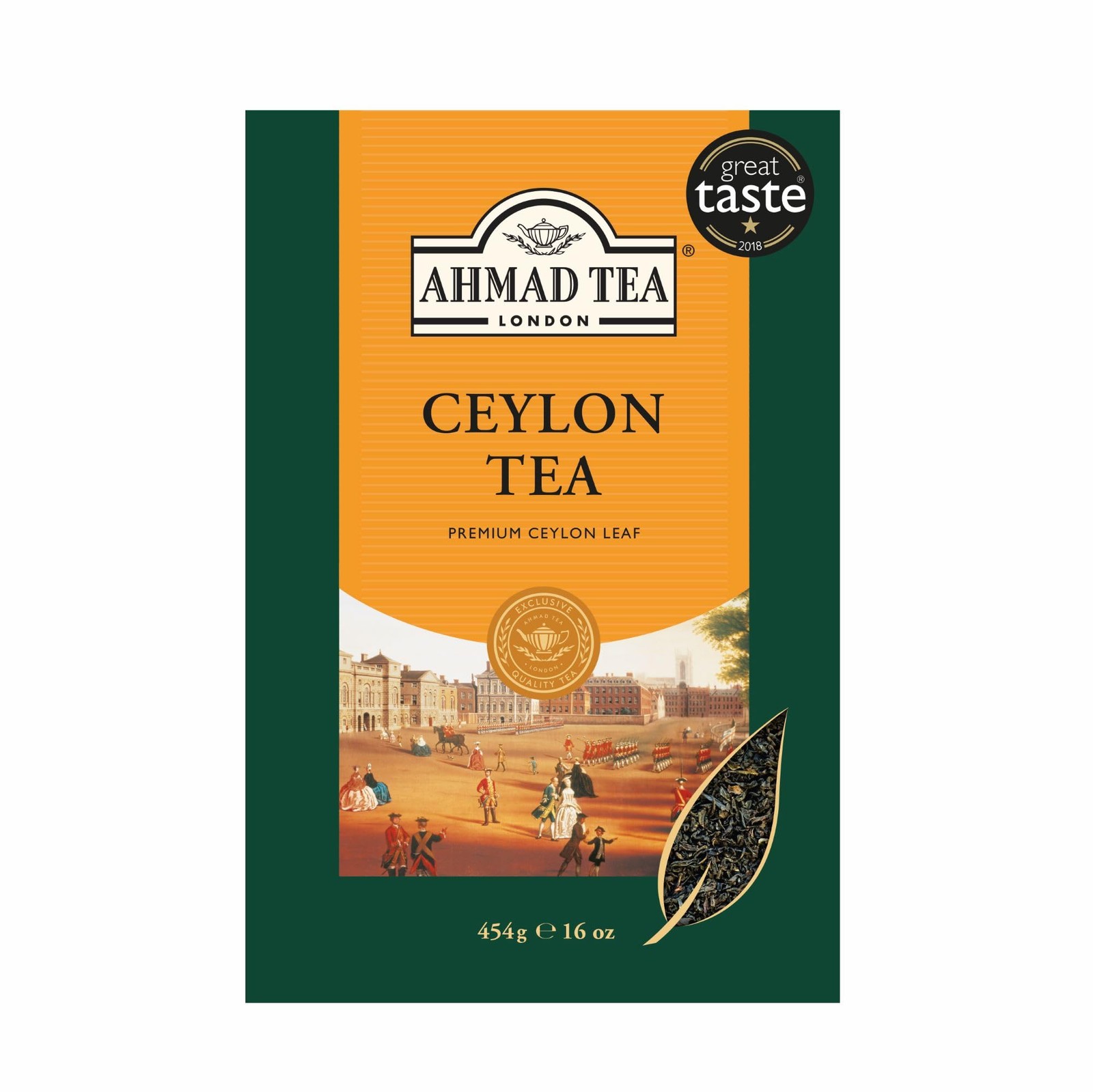 Ahmad Tea Black Tea, Ceylon Loose Leaf, 454g – 454 Gram (Pack of 1),