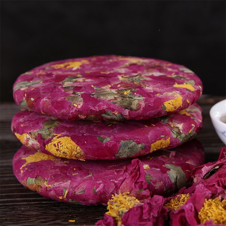Premium Dried Floral Tea Cake Blooming Peony Scented Herbal Drink 200g