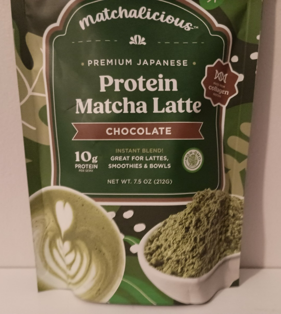 Matchalicious™ Premium Japanese Protein Chocolate Matcha Latte 7.5oz New 01/2028