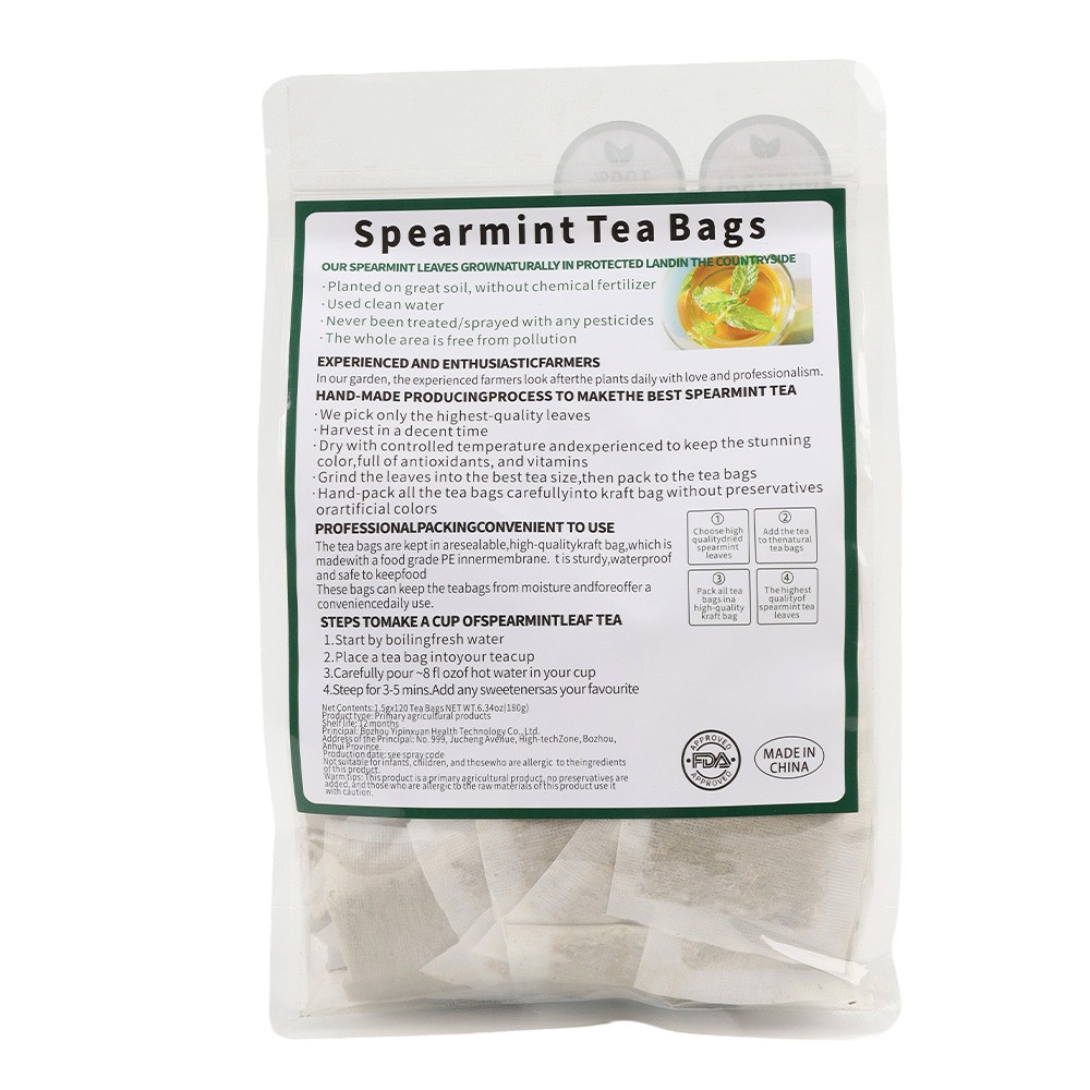 Spearmint Tea Bags Promotes Healthy Skin And Hair Enhance Immunity 120 Bag