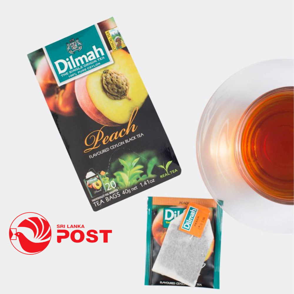 Dilmah Pure Ceylon Black Tea 20 Bags in Flavored and Free Shipping Sri Lanka