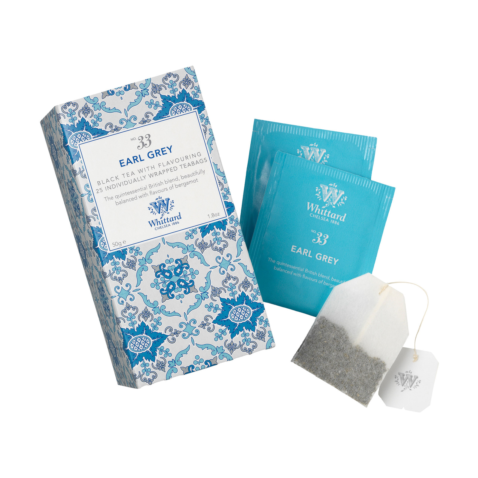 Whittard Tea Bag Collection, 6-Pack (25 per Box)