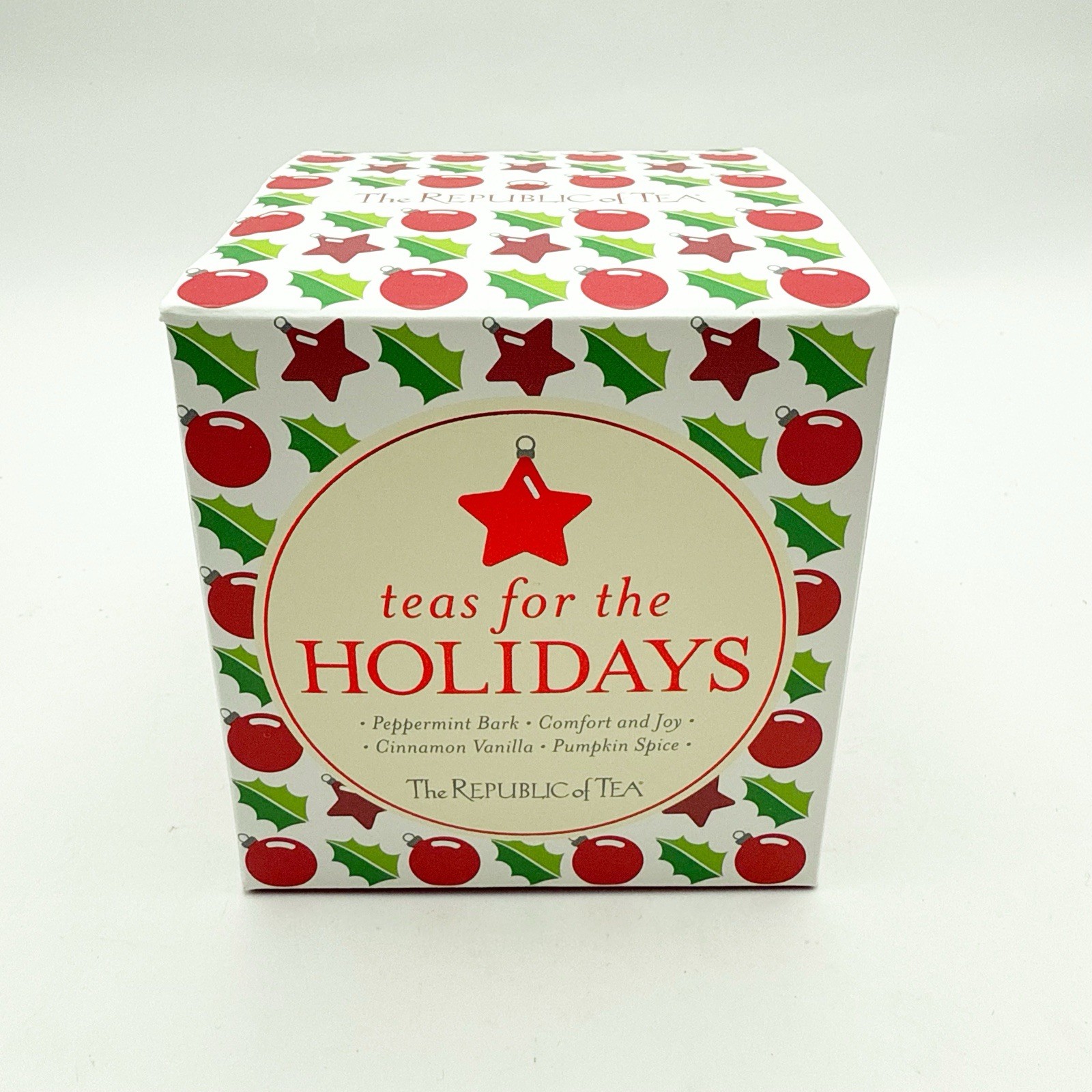 THE REPUBLIC OF TEA HOLIDAY ASSORTMENT 24 TEA BAGS SIX EACH BB 9/26