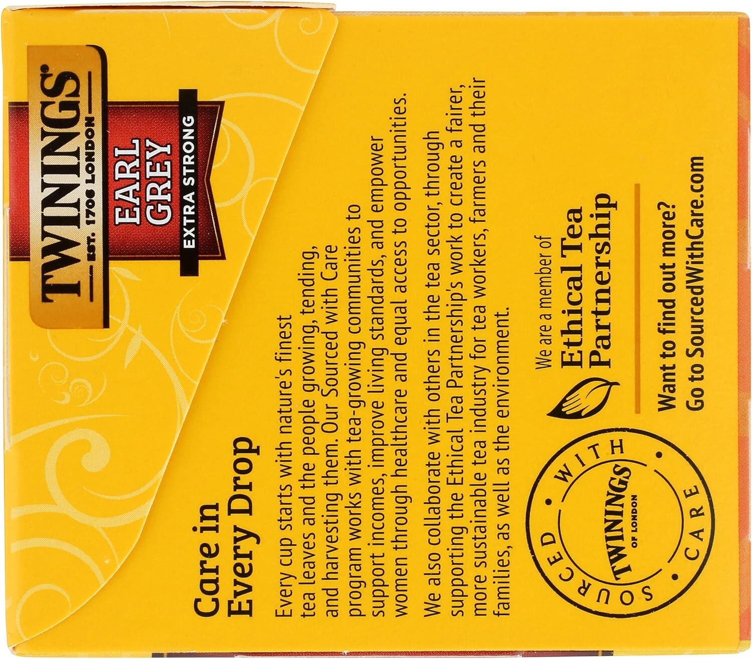 Enhanced Classic Earl Grey with a Modern Twist – Extra Bold Tea Bags 20 Ct