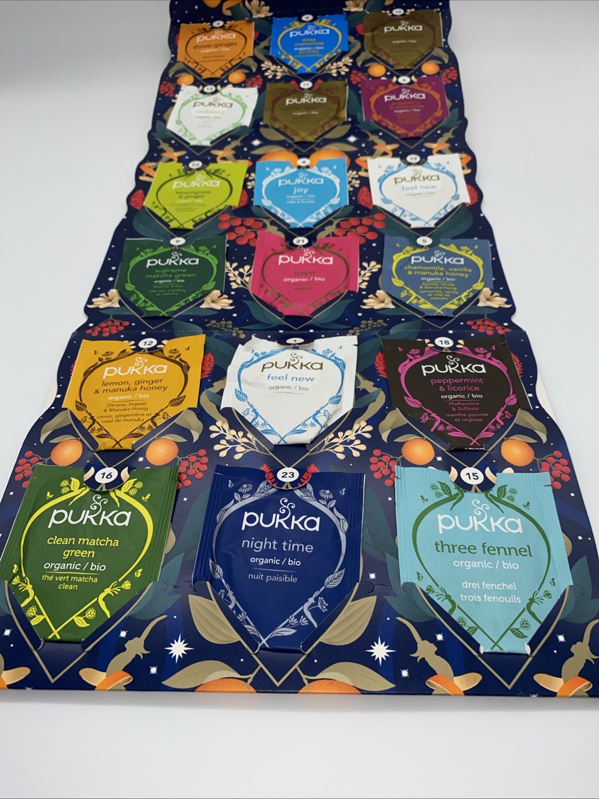 Pukka Organic Tea Relax Selections 24 Pack Of Tea Elderberry Ginger Matcha
