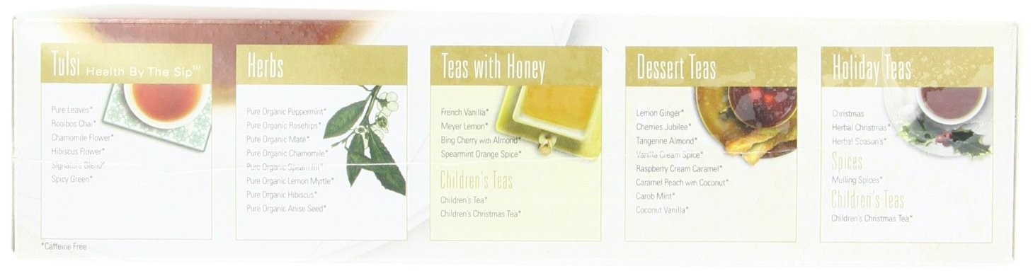 Davidson’s Organic Orange Spice Tea 100 Count Black Tea Citrus Flavor