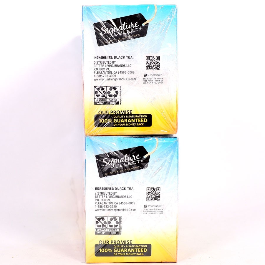 Signature Select Cold Brew Black Tea 22 Bags Family Sized (2 Boxes) BB: 10/2025