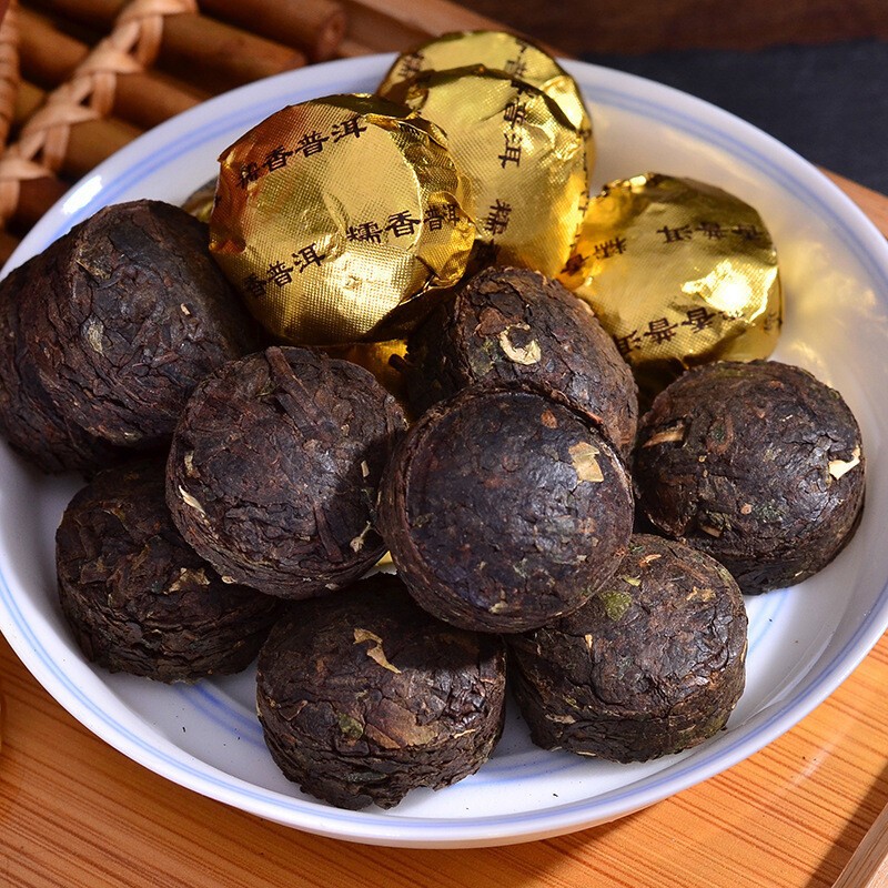 Yunnan Sticky Glutinous Rice Flavor Puer Pu’er Puerh Tea Mini Ripe Tuocha 250g