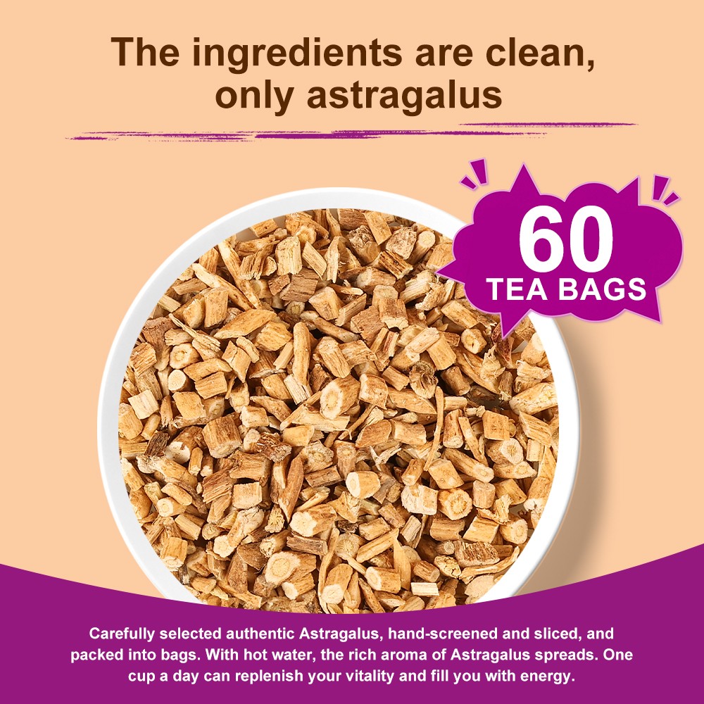 Astragalus Root Herbal Tea Astragalus Membranaceus Herbal Remedy – 2g per Bags