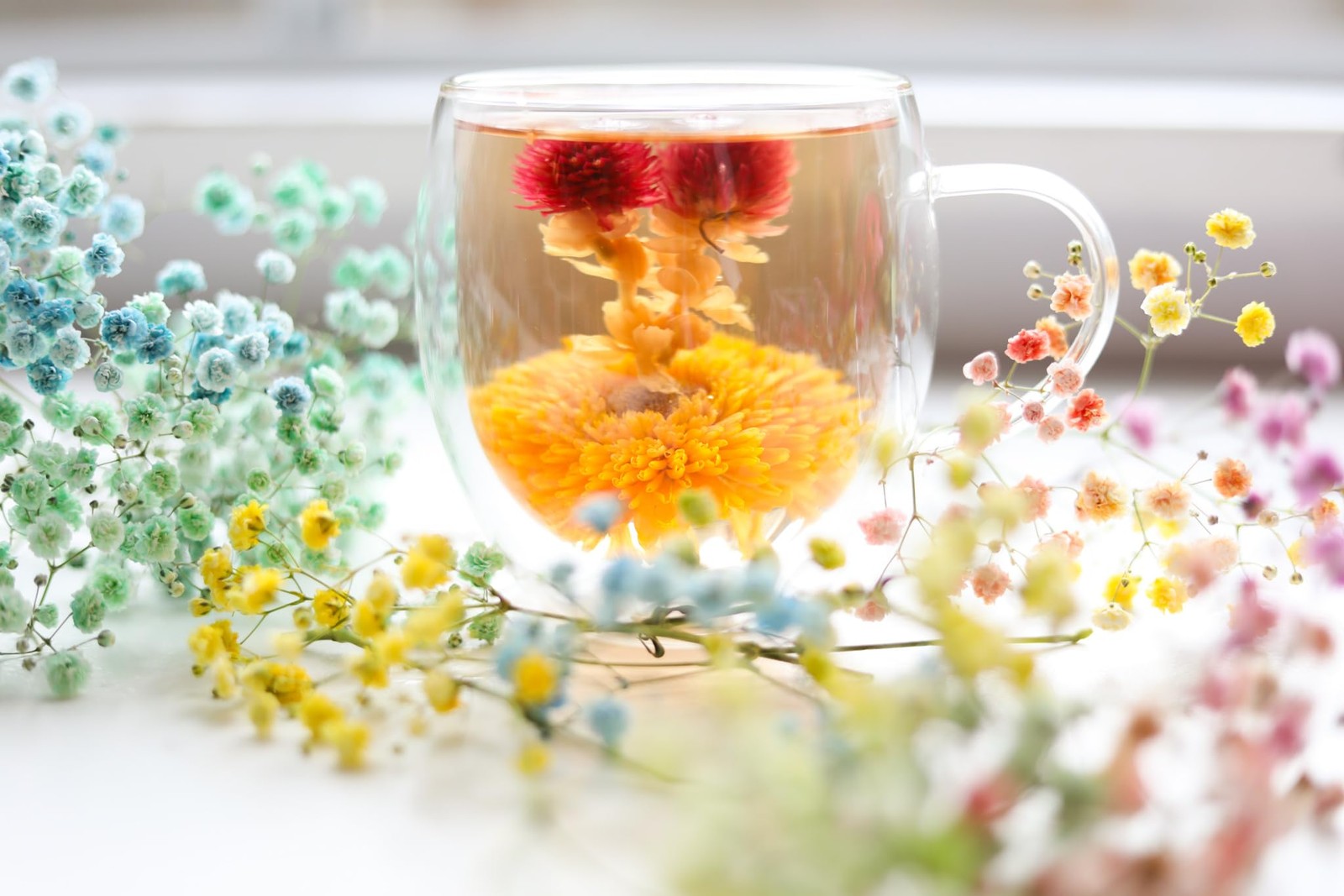 Teabloom Flowering Tea – 12 Unique Varieties of Fresh Blooming 12 Count