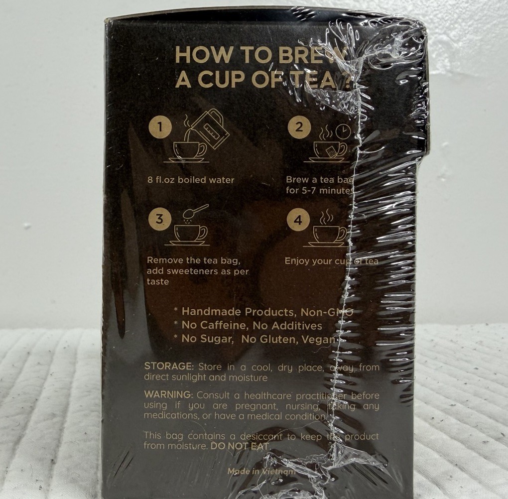 Non-GMO Senna Tea Bags – 125 Count Caffeine Free, Sugar Free Herbal Goodness