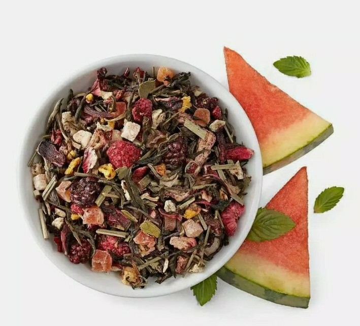 🌈 🍉 🌱 NEW! TEAVANA 2 OZ REFRESHING! WATERMELON MINT CHILLER SEALED TEA BAG 🍉