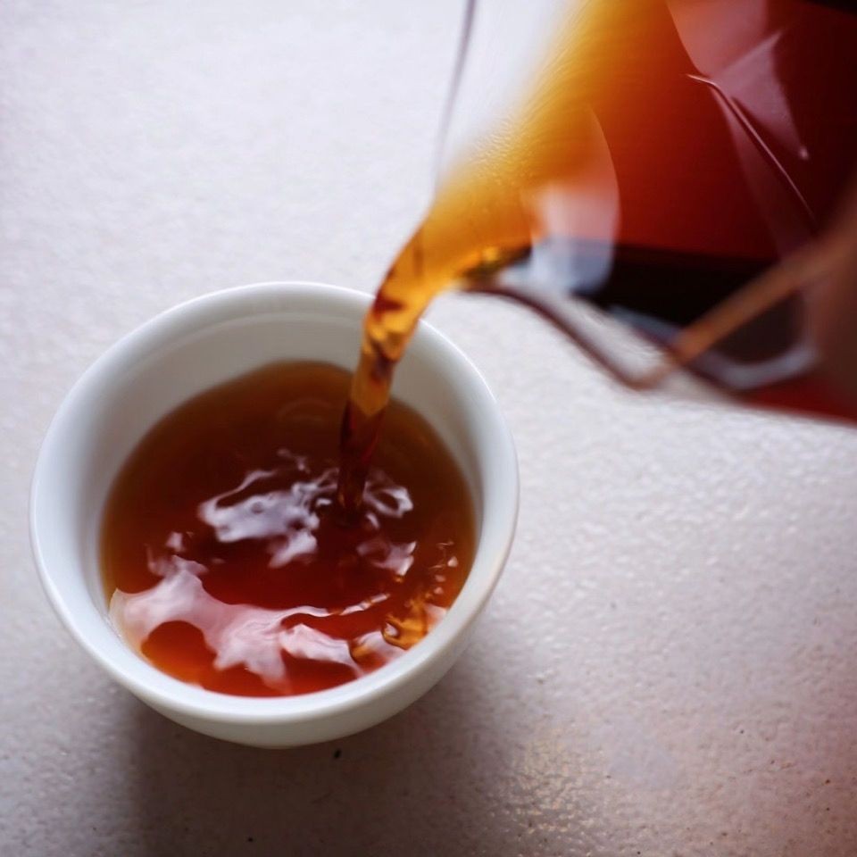 Yunnan Puer Brick Tea 1992 Laobanzhang Pu-erh Ripe Tea Brick Aged Puerh Tea 250g