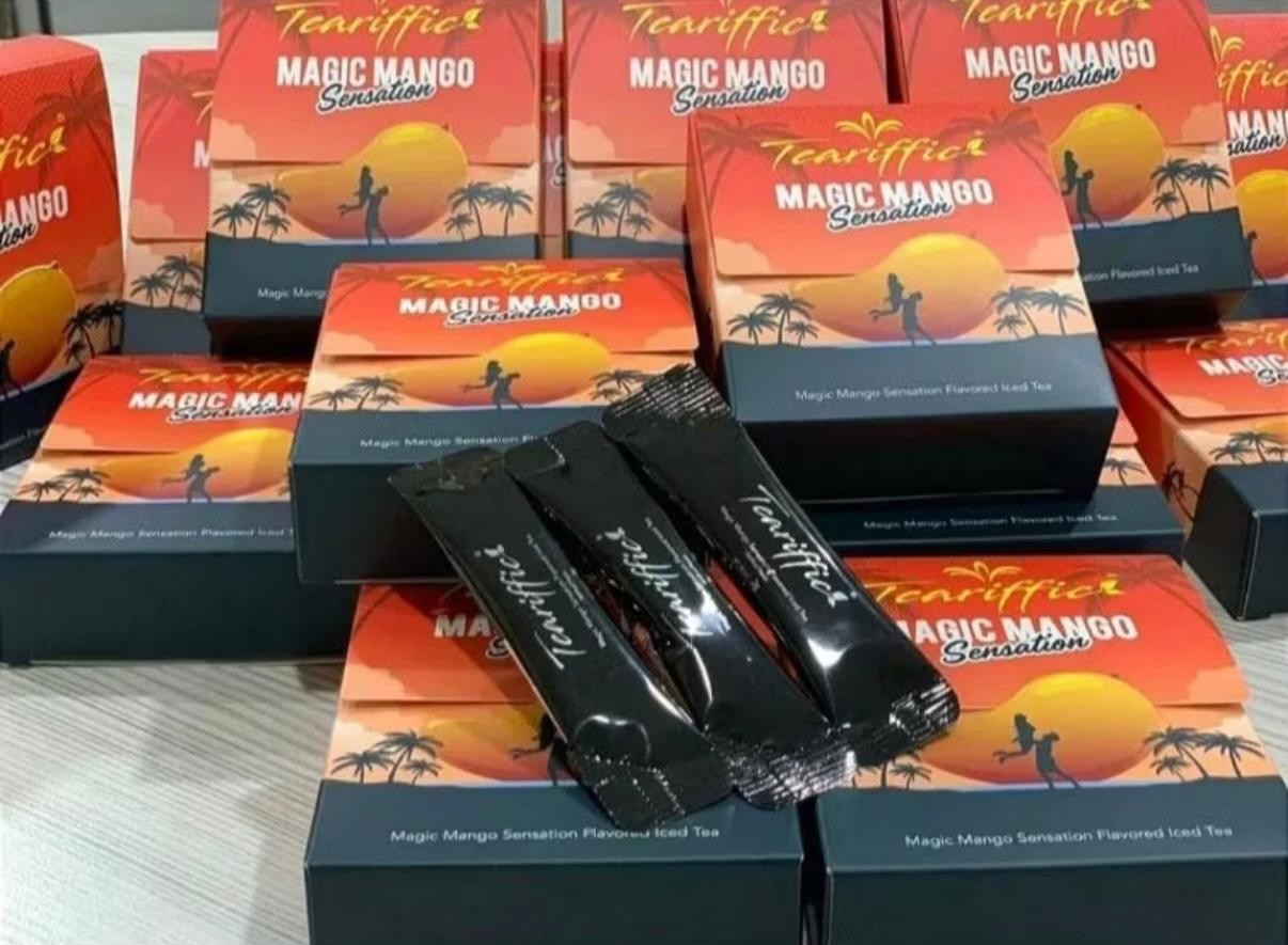 Teariffic Magic Mango Sensation Sexual Men Herb Energy Coffee 1 Box (12 Sachets)