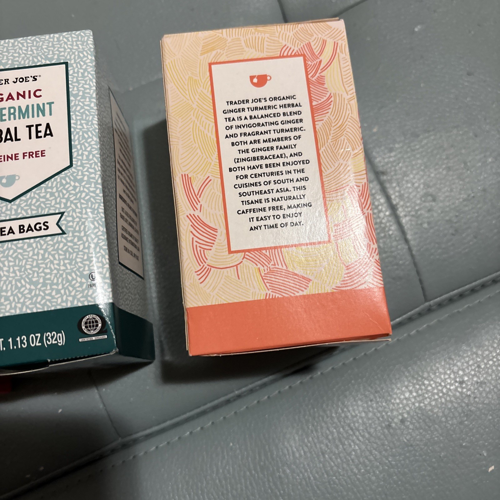 3 Packs Of Trader Joe Organic Herbal Tea Please See Description For Flavors