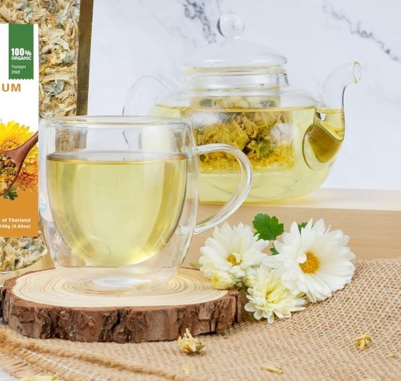 Wah Tak Dried Wild Chrysanthemum Flowers Herb Tea for Better Sleep