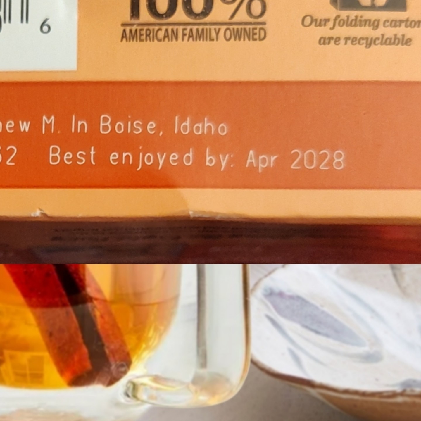 Bigelow Orange & Spice Herbal Tea Caffeine-Free Citrus Zest 20 Ct Kosher Non GMO