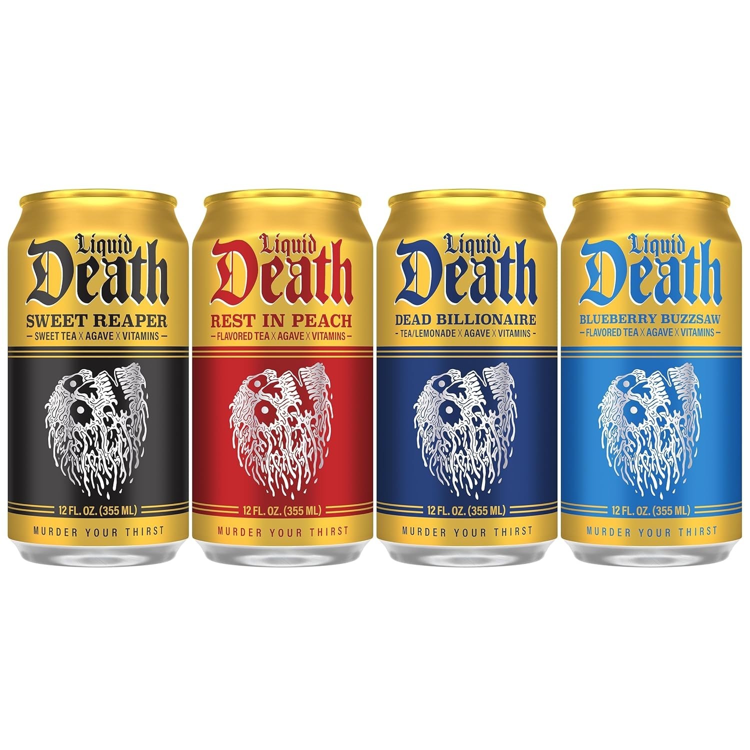 Signature Iced Tea Variety Pack – 12 Cans, Low Calorie & Caffeine-Free Options