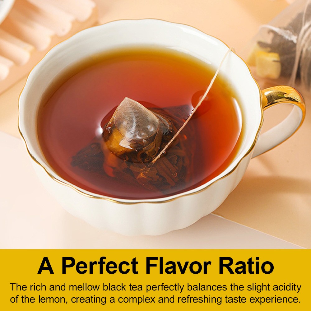 Lemon And Black Teaby Tea Refreshing Cleansing Replenishes Vitamin C 90 G