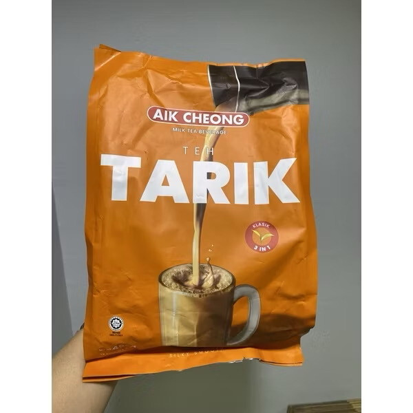 AIK CHEONG Milk Tea Beverage Teh Tarik Package Including 12 Sachet x 38g 456g
