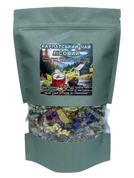 Carpathian Forest Herbal Tea 120g Ivan Tea Mint Wild Herb Blend