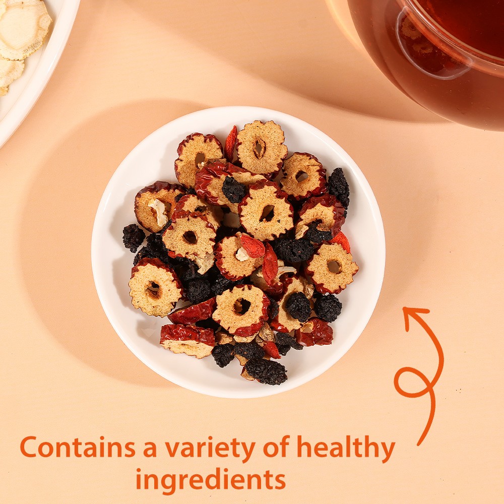 Liver Kidney Tea Ginseng Five Treasure Tea Red Date Polygonatum Maca 20-30pcs