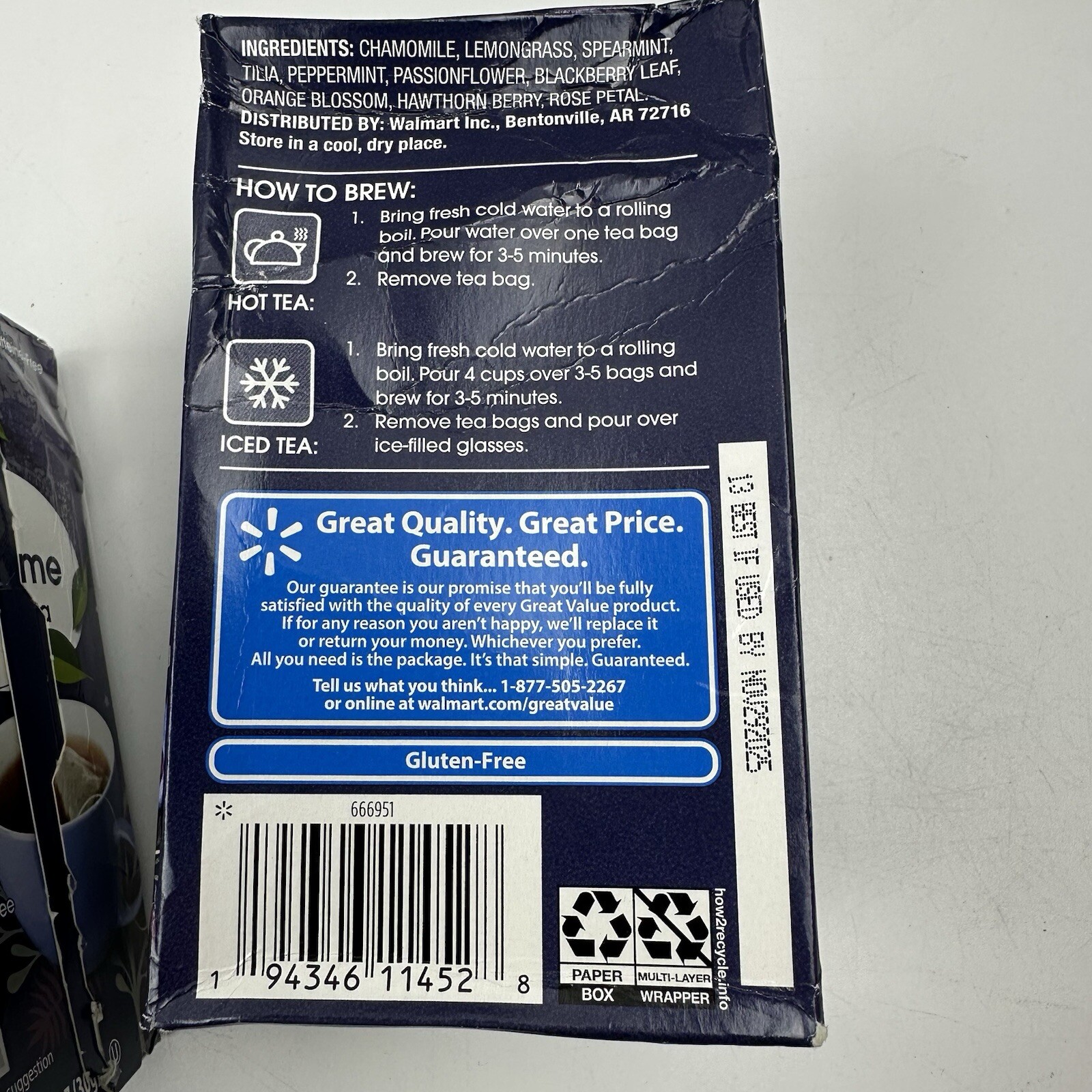 (3) Herbal Tea Bags -Nite Time 20 Tea Bags Per Box bb 11/2025 box damage