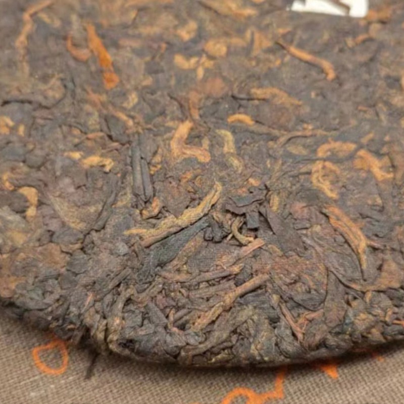357g Yunnan 2015 Jingmai Mellow Aroma Old Tea Round Tea Pu’er Tea Ripe Tea Cake