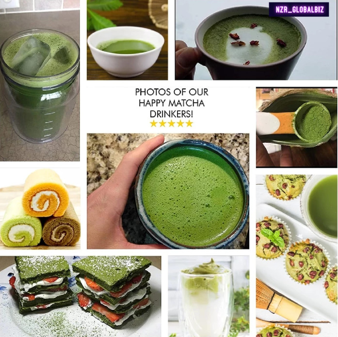 100% Organic Matcha Japanese Green Tea Powder –Pure, Unsweetened –Keto Superfood