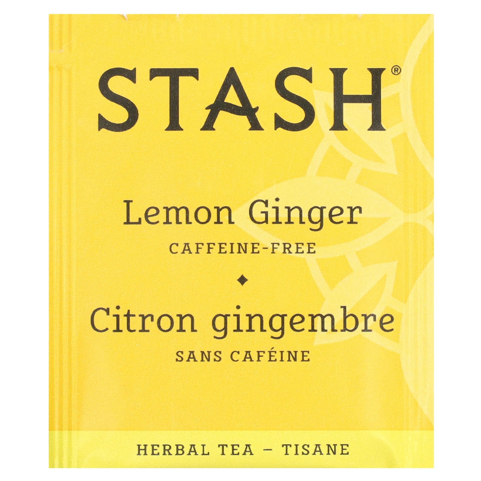 Herbal Tea, Lemon Ginger Vitality, Caffeine-Free, 20 Tea Bags, 1.1 oz (34 g)
