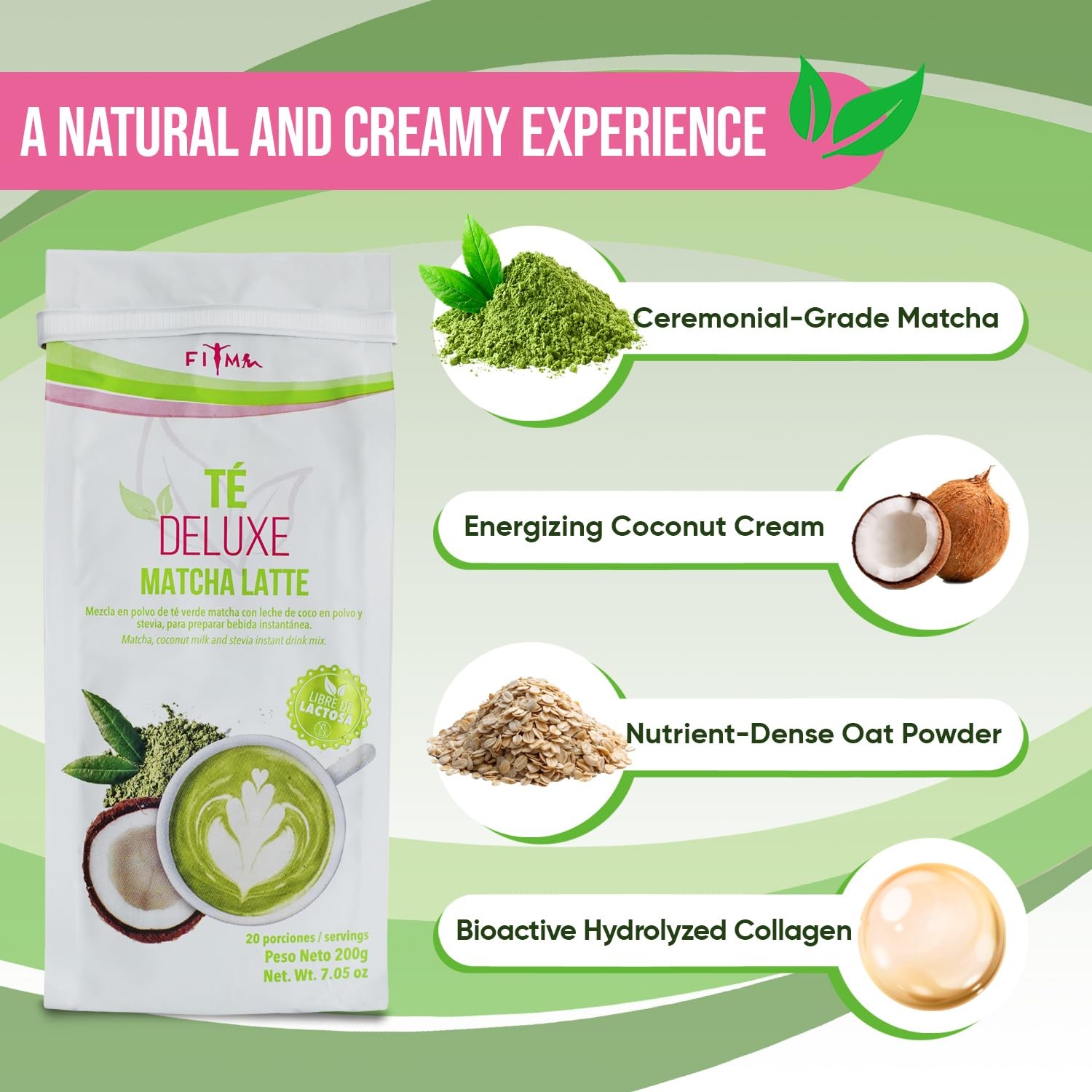 Matcha Latte – Japanese Ceremonial Premium Matcha Green Tea Mix with Coconut …