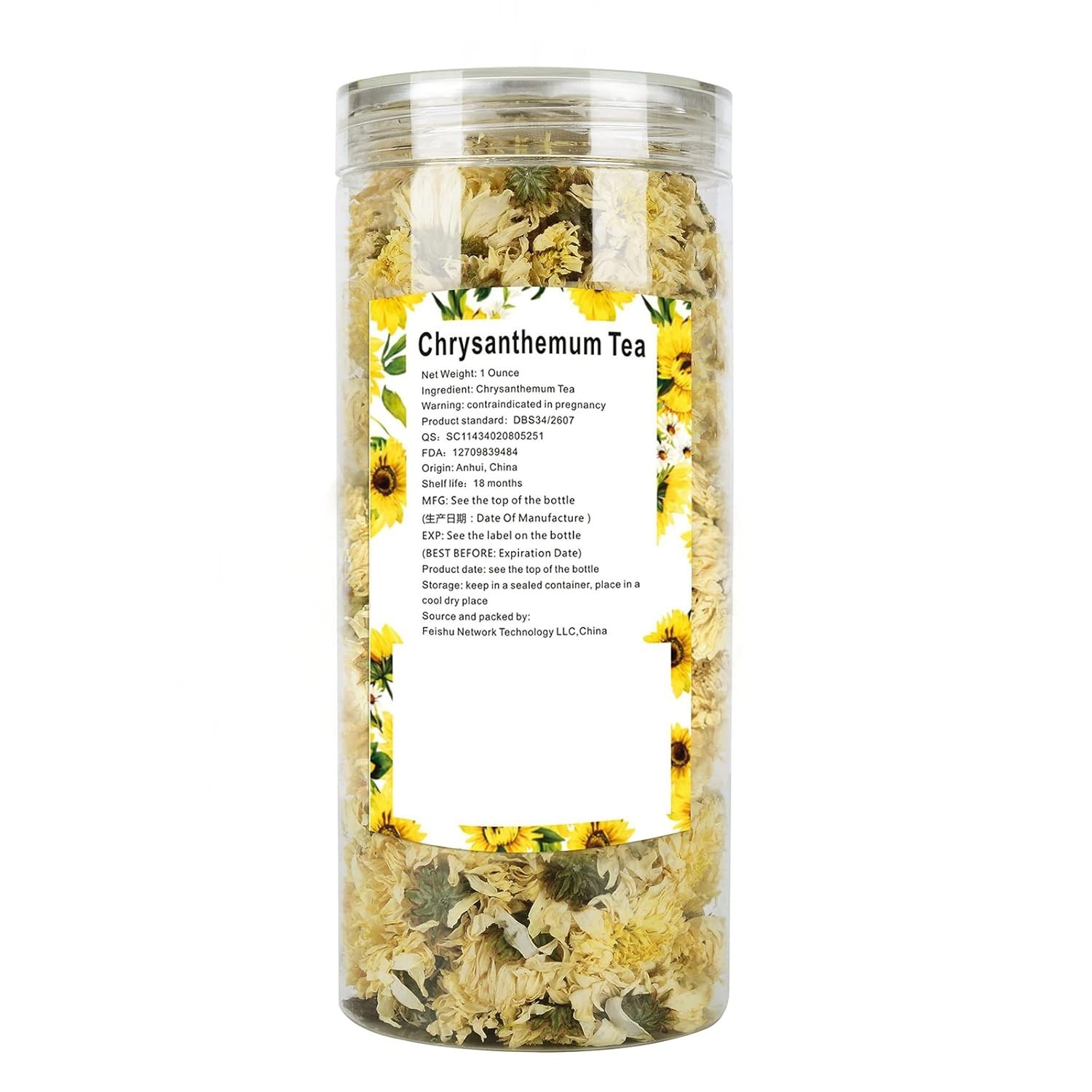 Mildly Sweet Chrysanthemum Tea, Relaxing Anxiety Relief