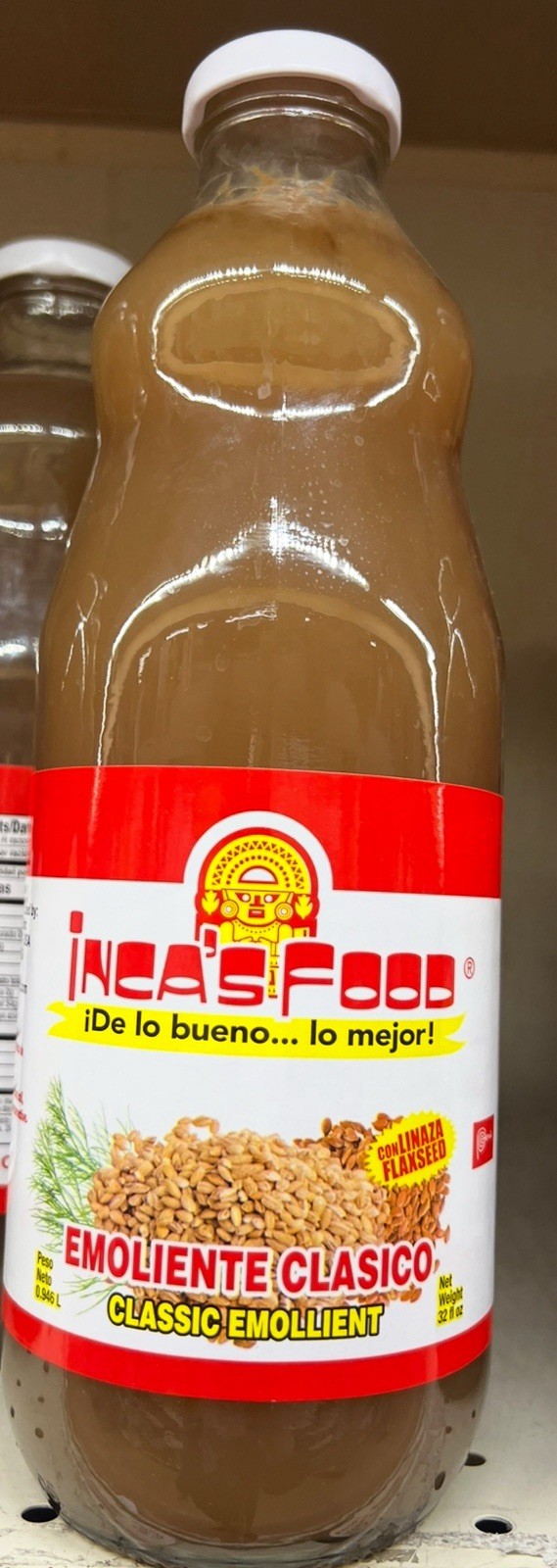 Emoliente Clasico Peru Food Con Linaza Classic Emollient With Flaxseed 32 Oz 2pk