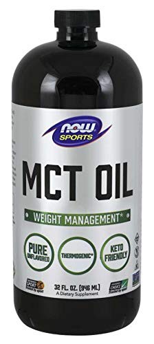 NOW Foods Sports Nutrition, MCT (Medium-chain 32 Fl Oz (Pack of 1), Amber