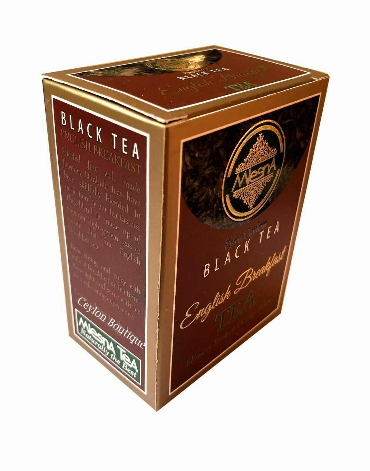 Mlesna Pure Ceylon English Breakfast Tea – 100g (3.5Oz)- FBOP Leaf Tea