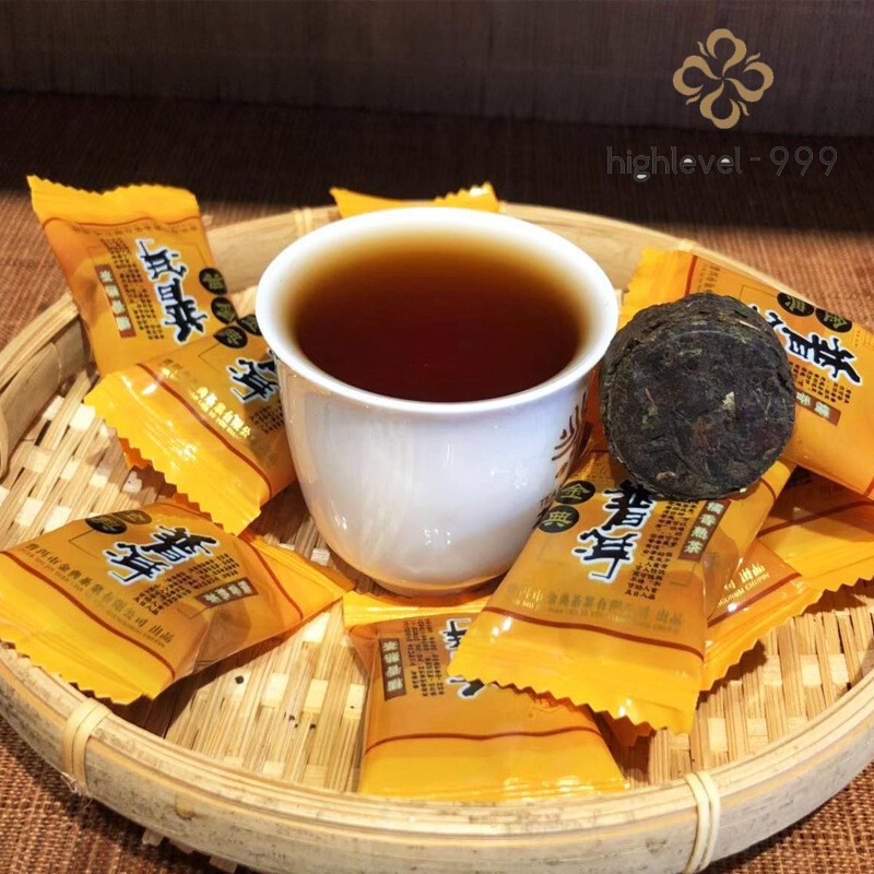 Yunnan Sticky Rice Pu Erh Tea (Nuo Mi Xiang Cha) Ripe Pu’er Puer Mini Cake 500g