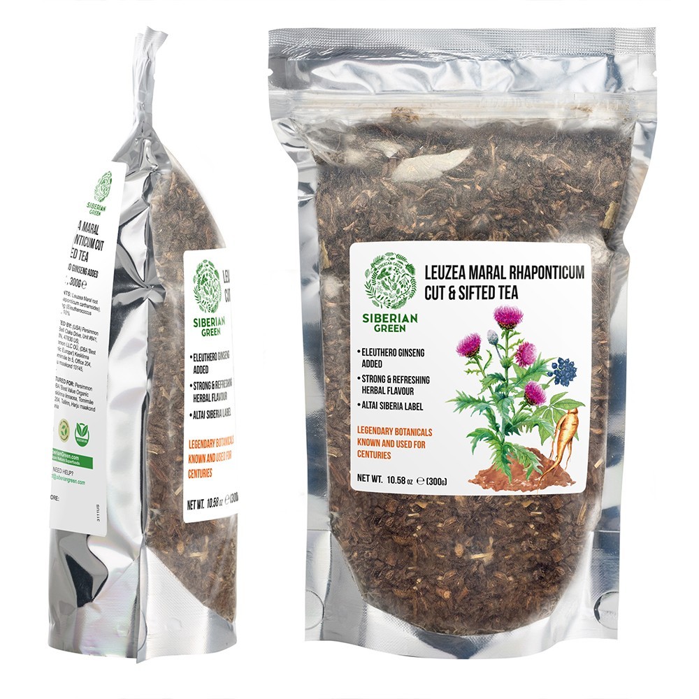 Leuzea Root Tea Loose Powder 300g (10.58oz) Wild Harvested Maral Rhaponticum