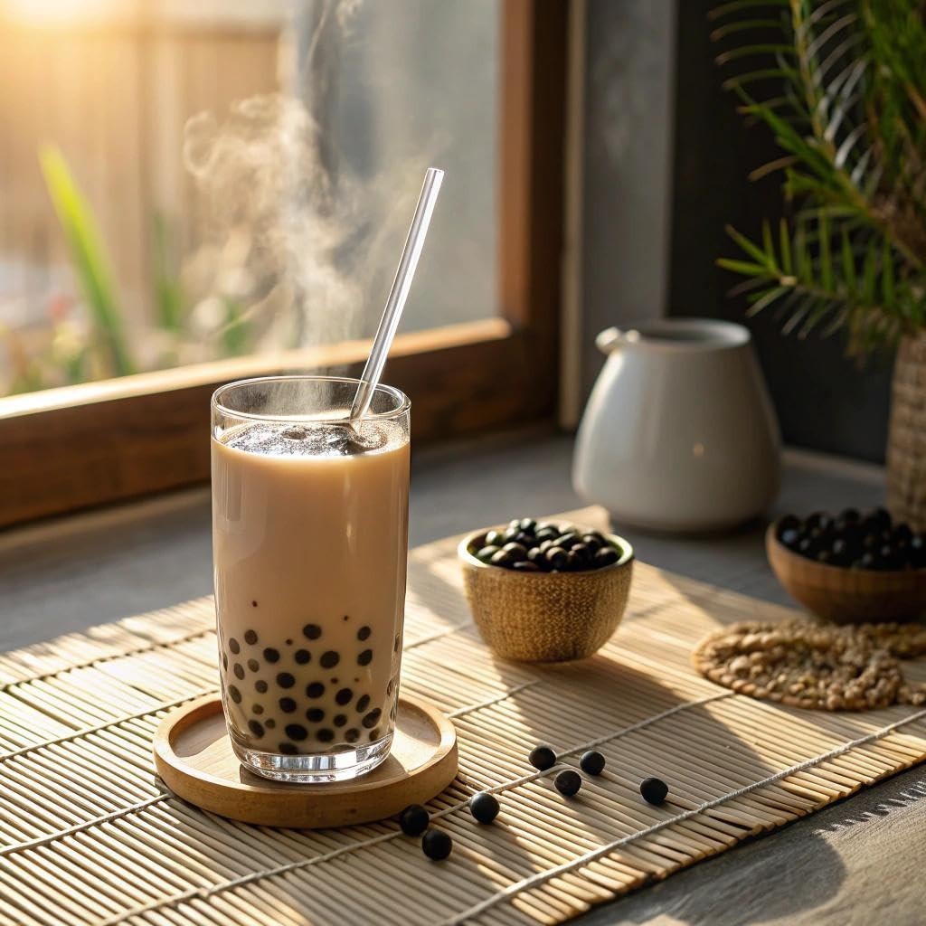 Quick Cook Black Tapioca Pearls for Bubble Tea, Microwave Ready in 3 Minutes