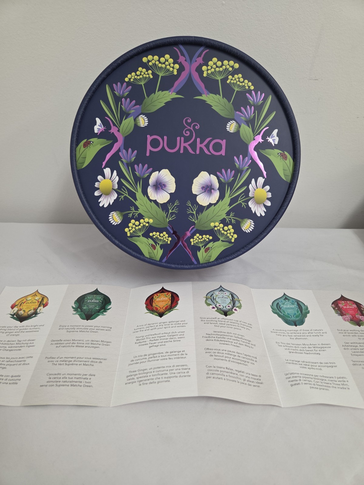 Pukka Herbal Tea 90 Bag Sampler 6×15 Turmeric, Mint, Matcha, Ginger, Chamomile