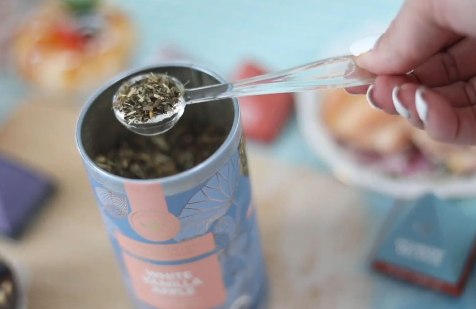 Teabloom Perfect Measure Loose Leaf Tea Spoon – 100% Lead-Free Clear