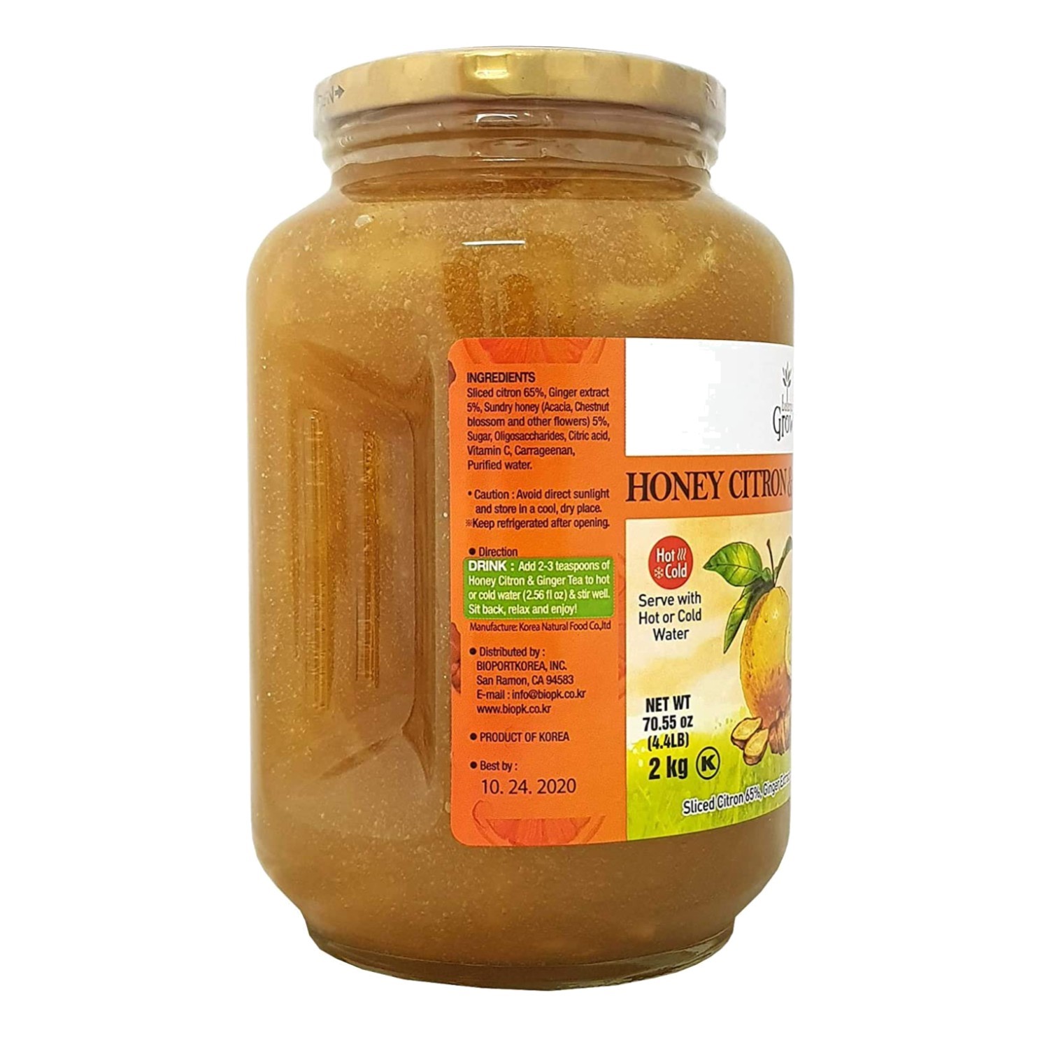 No Artificial Color Ginger Citron Tea