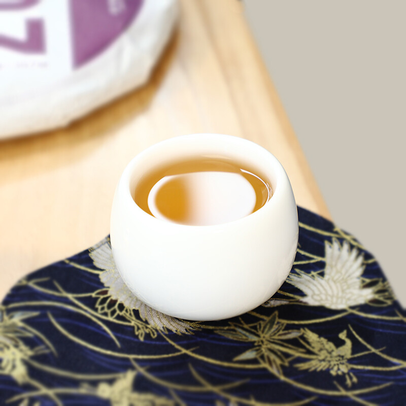 2020 Yunnan Pu’er Tea Purple Bud Haiwan Comrade Gelanghe Old Tree Puerh Raw 357g