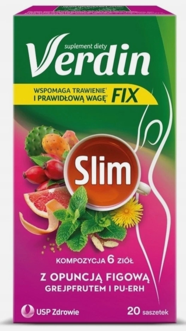 🎁🌿Verdin Slim Tea 2 Boxes (20 Bags Each) Diet Support, Appetite Control, Detox
